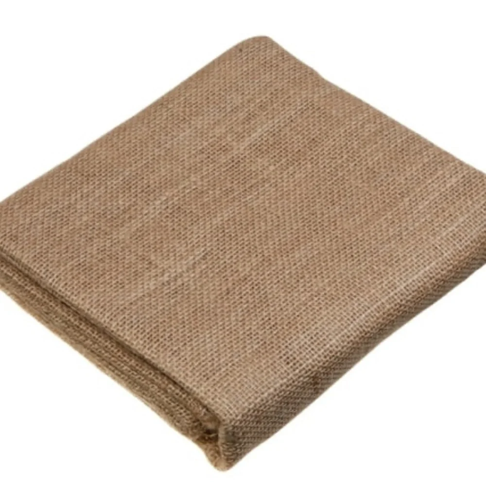 4 yards of Natural Burlap Fabric: 2 Packs with yards per Pack. 46” Wide. New